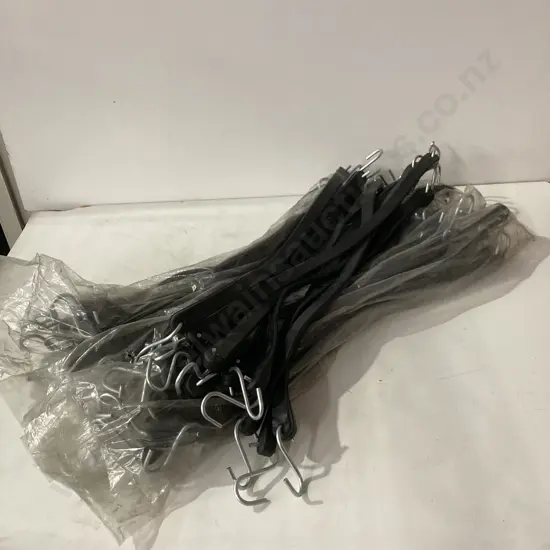 Lot of 40 x New 21 Inch Silverline Elite EPDM Tarp Ties Made In USA
