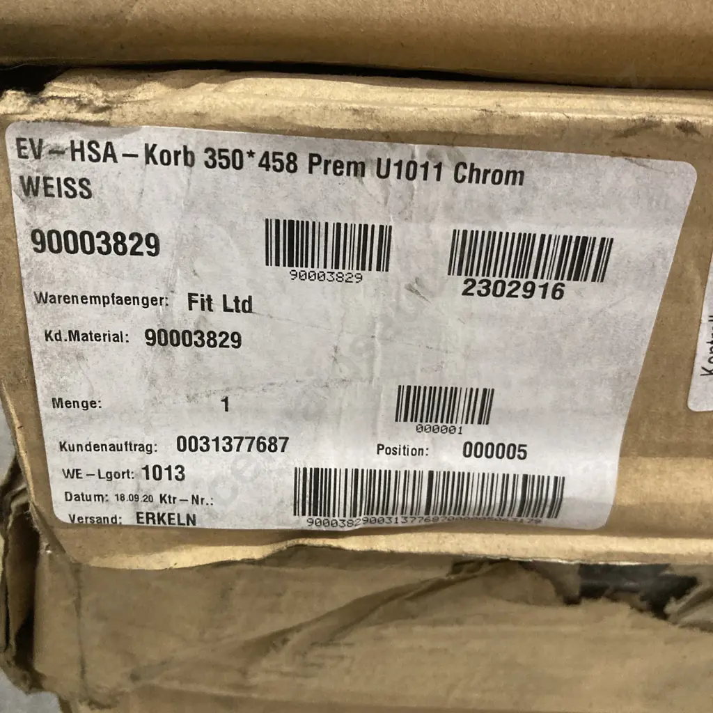 Lot of 6 Weiss Shelves, ES-HSA-KORB 350*458 Prem U1011 Chrom Image 1++