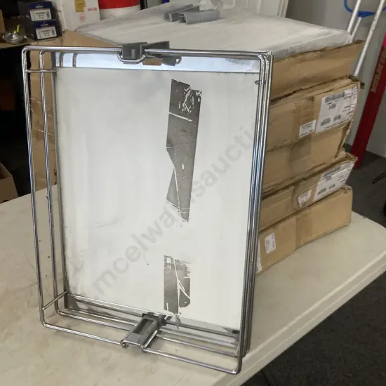 Lot of 6 Weiss Shelves, ES-HSA-KORB 350*458 Prem U1011 Chrom