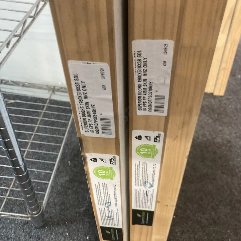 Superior Doors 2 x 1980x510x38 & 1 x 1980x460x38 Image 1++