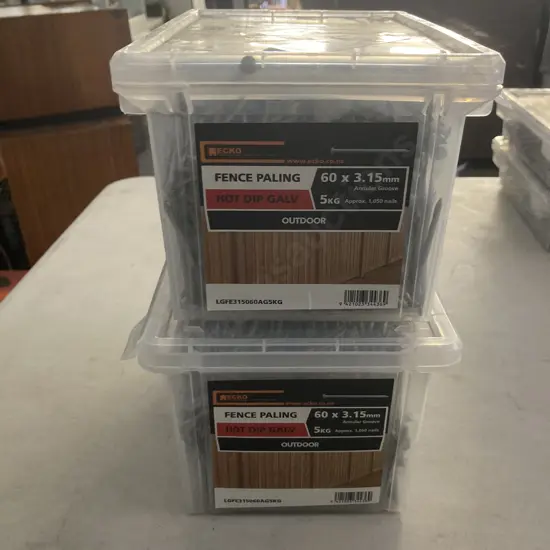Lot of 2 Ecko Fence paling Hot Dip Galvanised 60x3.15mm 5Kg