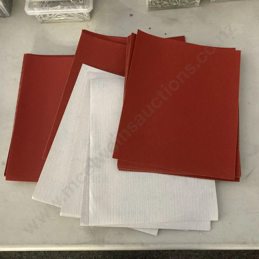 Lot of Assorted Norton Sandpapers Image 1++