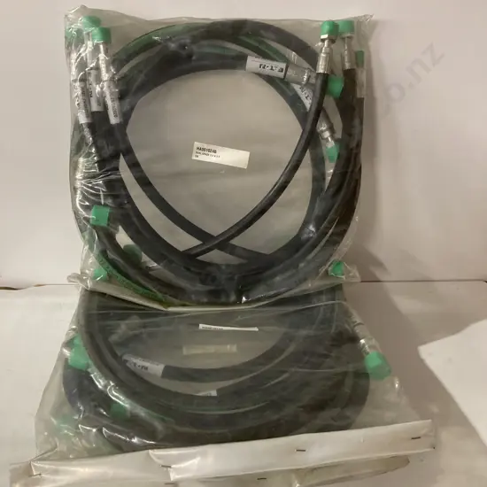 Lot of 3 Bags of Hydraulic Hoses & Fittings