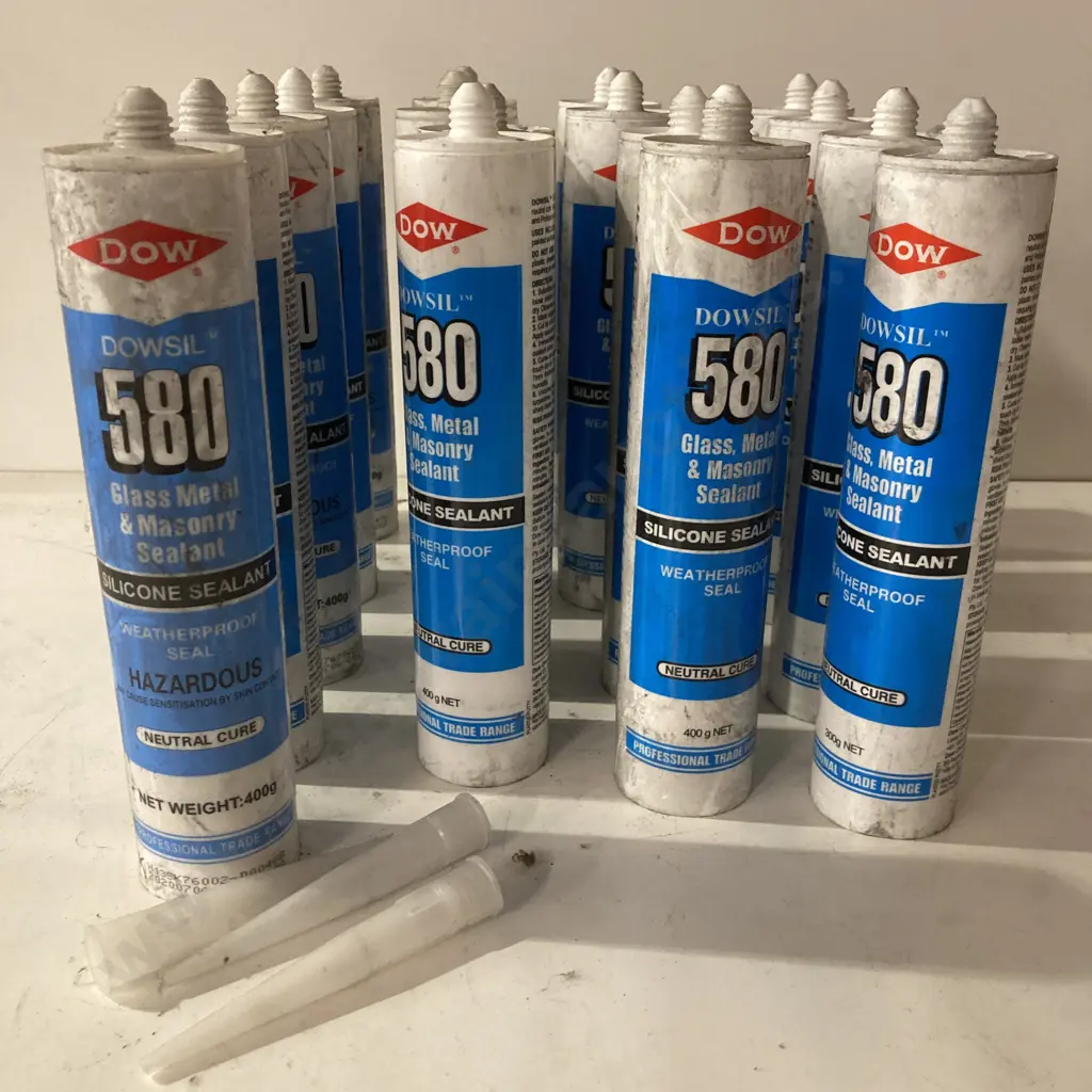 Dowsel 580 Silicone Sealant, Assorted, 400 & 300g Cartridges x 17 Image 1++