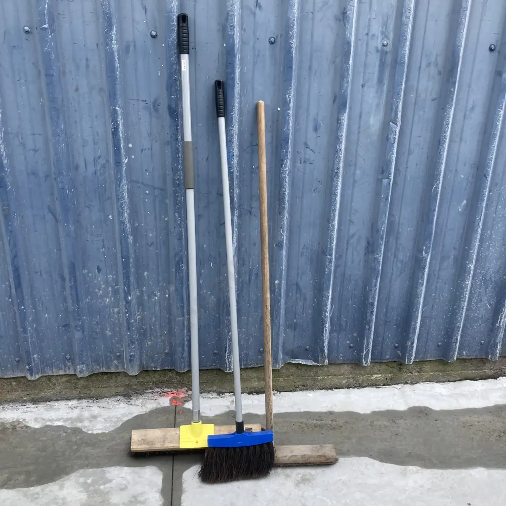 Lot of 3 Brooms Image 1++