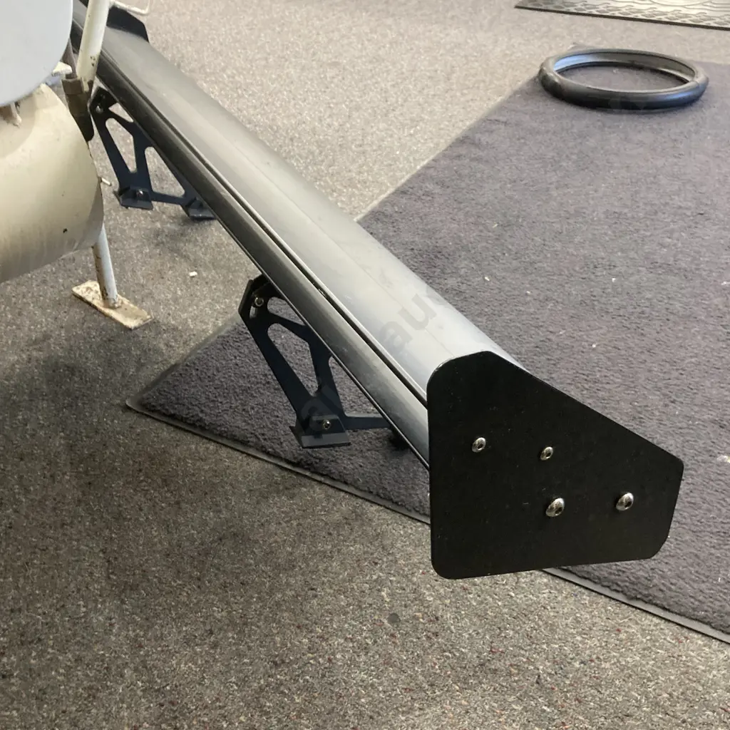 Car Spoiler, L135.5cm, (As Found) and a Steering Wheel Cover Image 1++