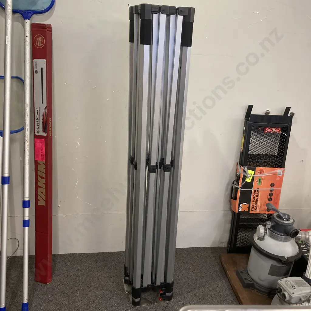 Aluminium Gazebo Frame, 3 x 3 With Feet Image 1++