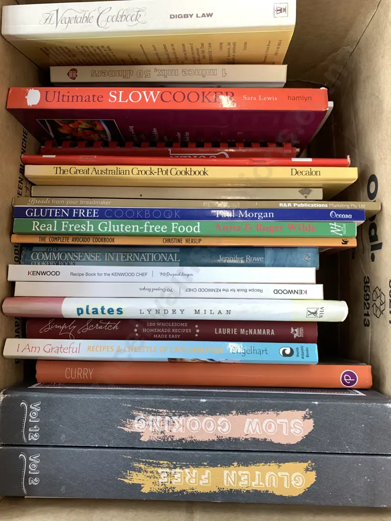 Box of Recipe Books Image 1++