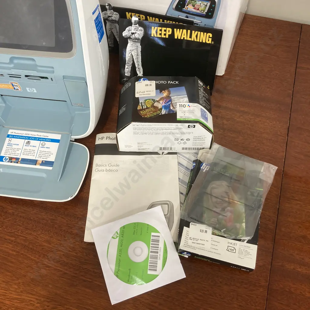 HP Photosmart A826 Home Photo Centre, Manual, Photo Pack, Manual, Keep Walking Frames Etc Image 1++