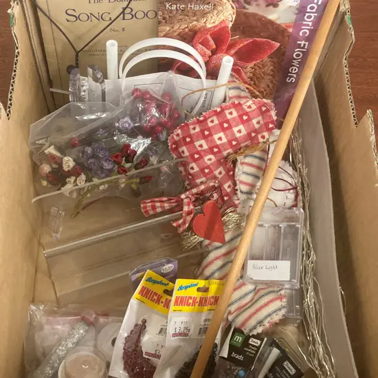 Box Lot Stationery, Handcrafting, Stands Etc