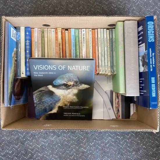 Box Lot Books, Visions Of Nature, Gerald Durrell, C.S.vLewis, James Herriot Etc