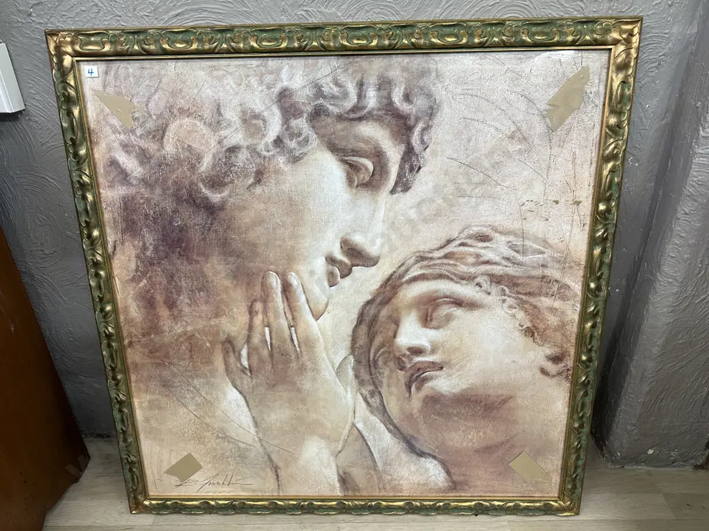 Framed Art Print "To Go Beyond" by Richard Franklin 1999, 109 x 109cm Image 1++