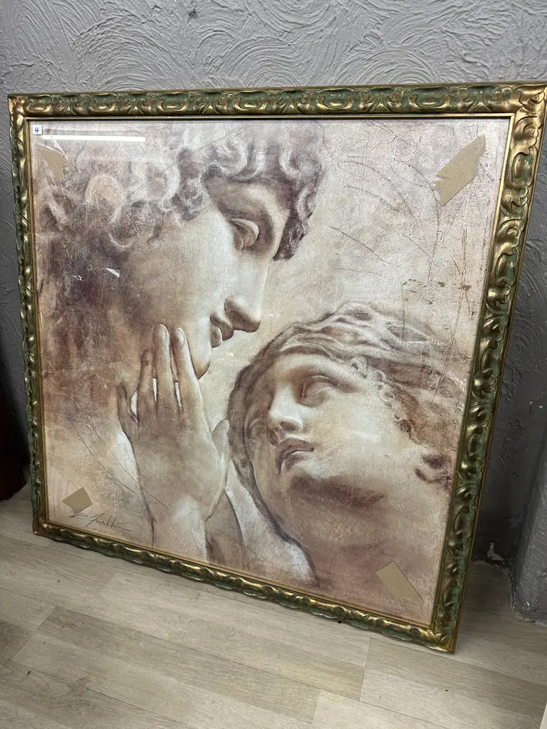 Framed Art Print "To Go Beyond" by Richard Franklin 1999, 109 x 109cm Image 1++