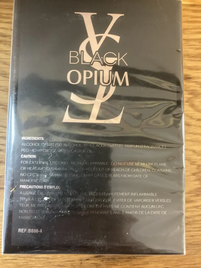 YSL Black Opium 85ml Eau De Parfum Vaporisateur - Natural Spray Image 1++
