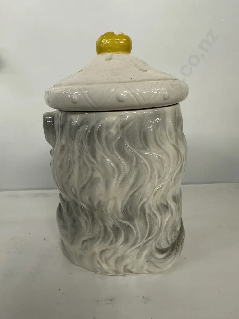 Vintage Japanese Novelty Biscuit Barrel, 27 x 17cm Image 1++