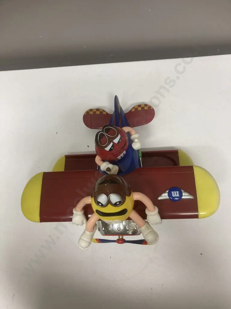 Mars M&M Collectors Edition Barnstorming Rides Toy Airplane Candy Dispenser Image 1++