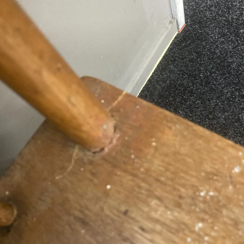 Antique Pressed Back Dining Chair In As Found Condition (Donated As Unable to Sell) Image 1++