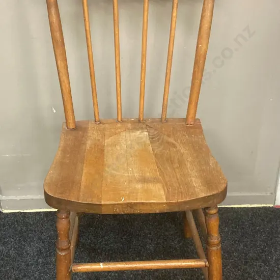 Antique Pressed Back Dining Chair In As Found Condition (Donated As Unable to Sell)
