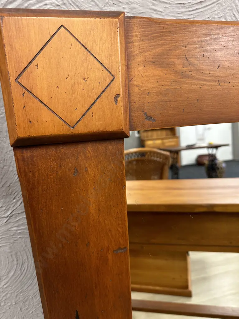 Solid Rimu Framed Wall Mirror, crafted by Willetts Furniture of Oamaru, 121 x 80cm Image 1++