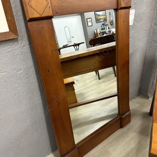 Solid Rimu Framed Wall Mirror, crafted by Willetts Furniture of Oamaru, 121 x 80cm