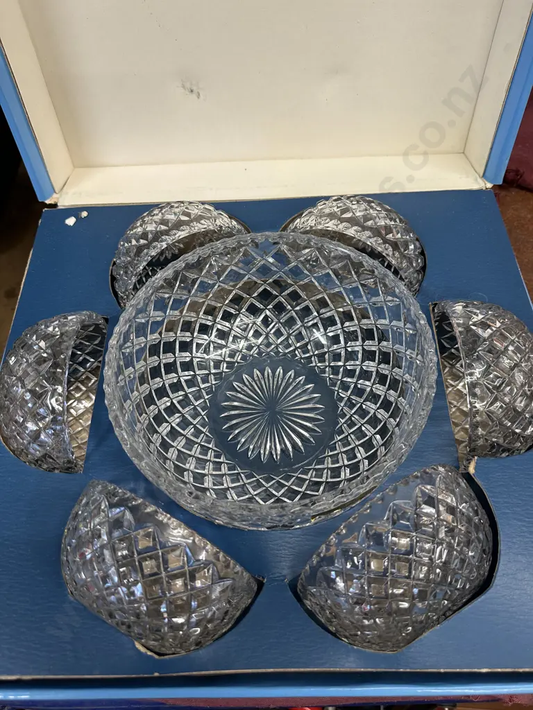 Bohemian Diamond 7Pce Salad Set, Boxed Image 1++