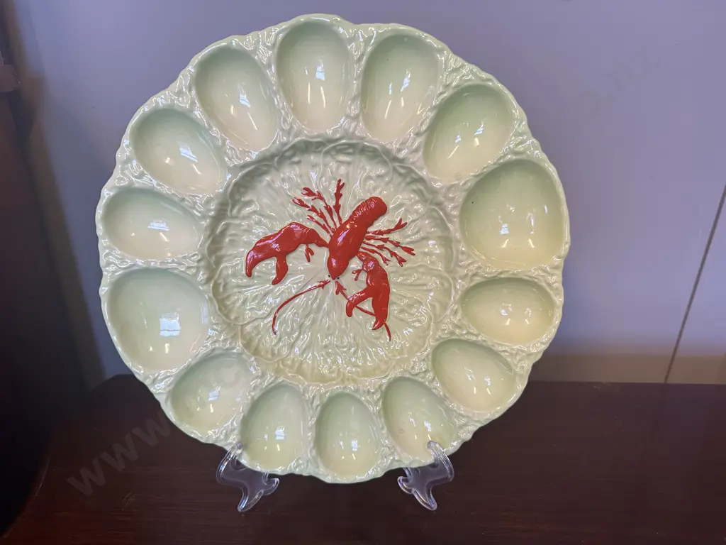 Carltonware Lobster Deviled Egg Or Oyster Serving Plate Dia31cm Image 1++