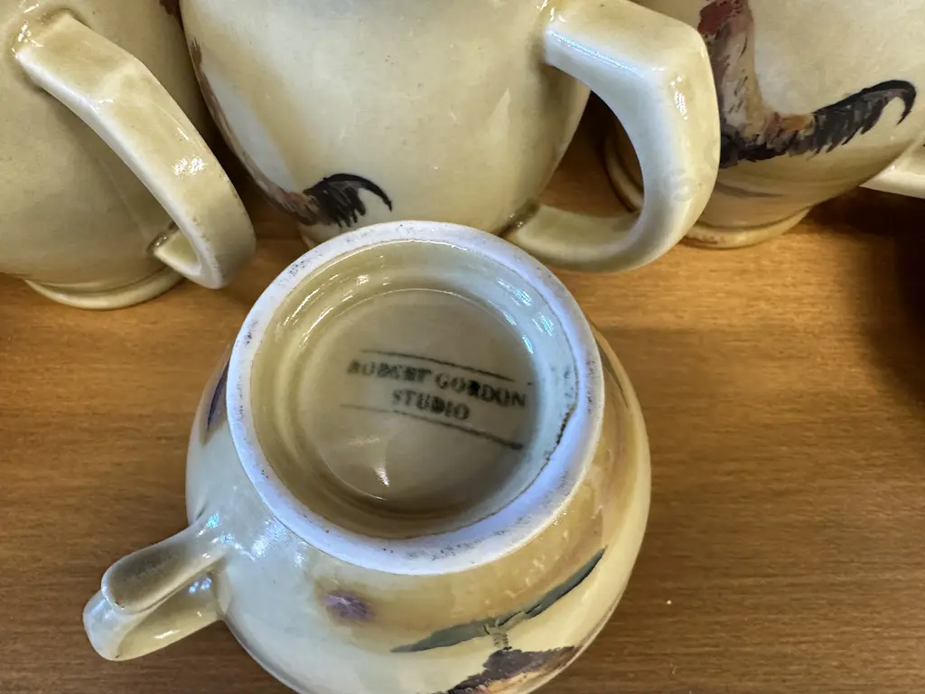 Robert Gordon Studio Australia Coffee Mugs x 6 With 3 x Cups & Saucers Image 1++