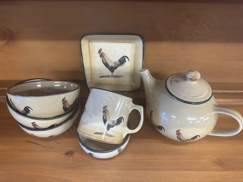 Robert Gordon Studio Australia Teapot, Creamer, Sugar Bowl Etc Image 1++