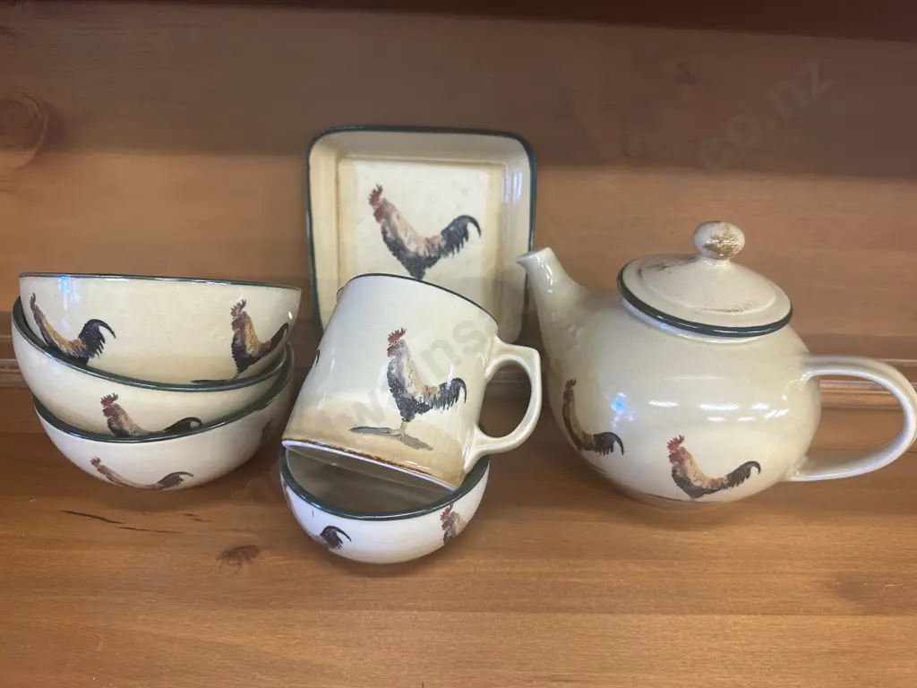 Robert Gordon Studio Australia Teapot, Creamer, Sugar Bowl Etc Image 1++
