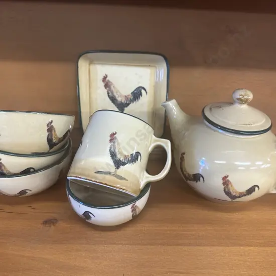 Robert Gordon Studio Australia Teapot, Creamer, Sugar Bowl Etc