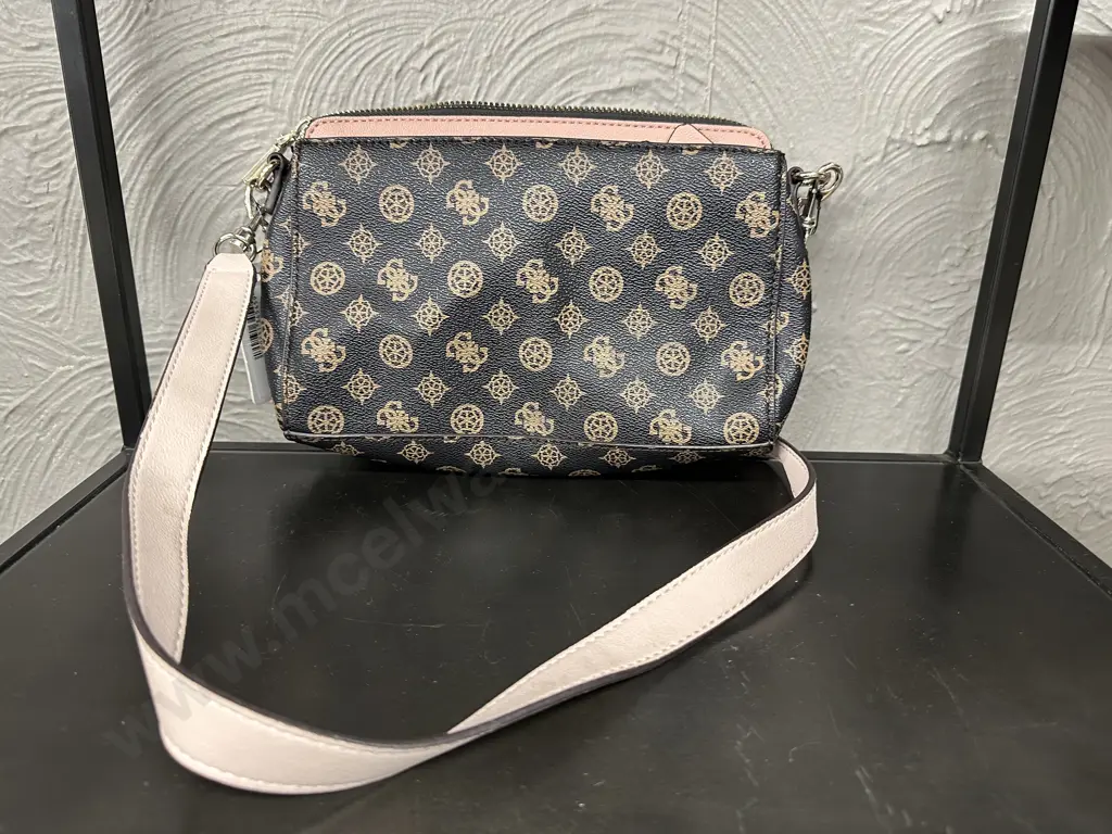 Guess Maddy Girlfriend Crossbody Bag - SP729114 Brown / Blush Image 1++
