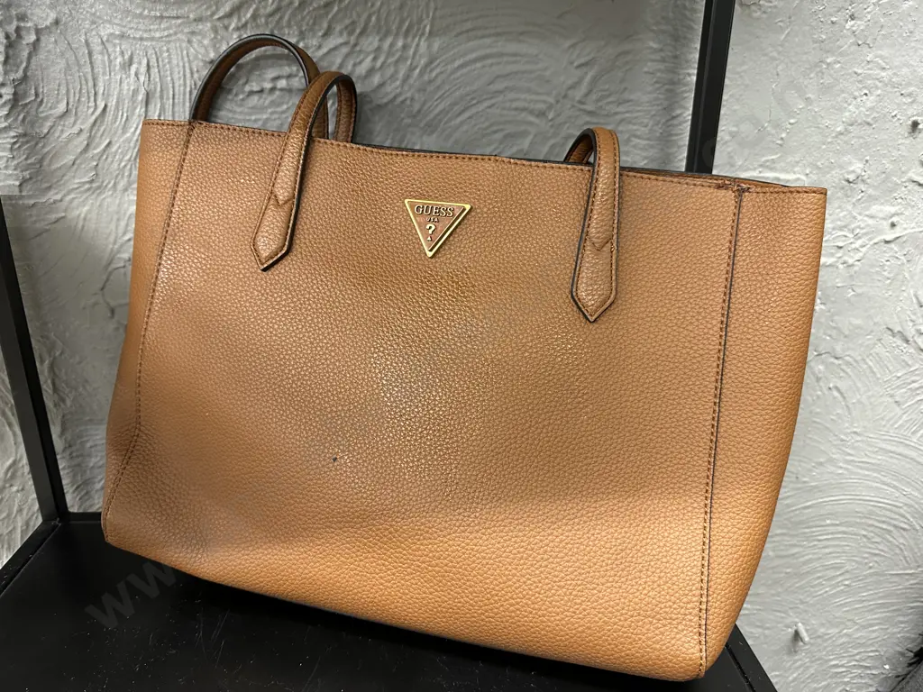 Vintage Guess Tote - Brown Image 1++