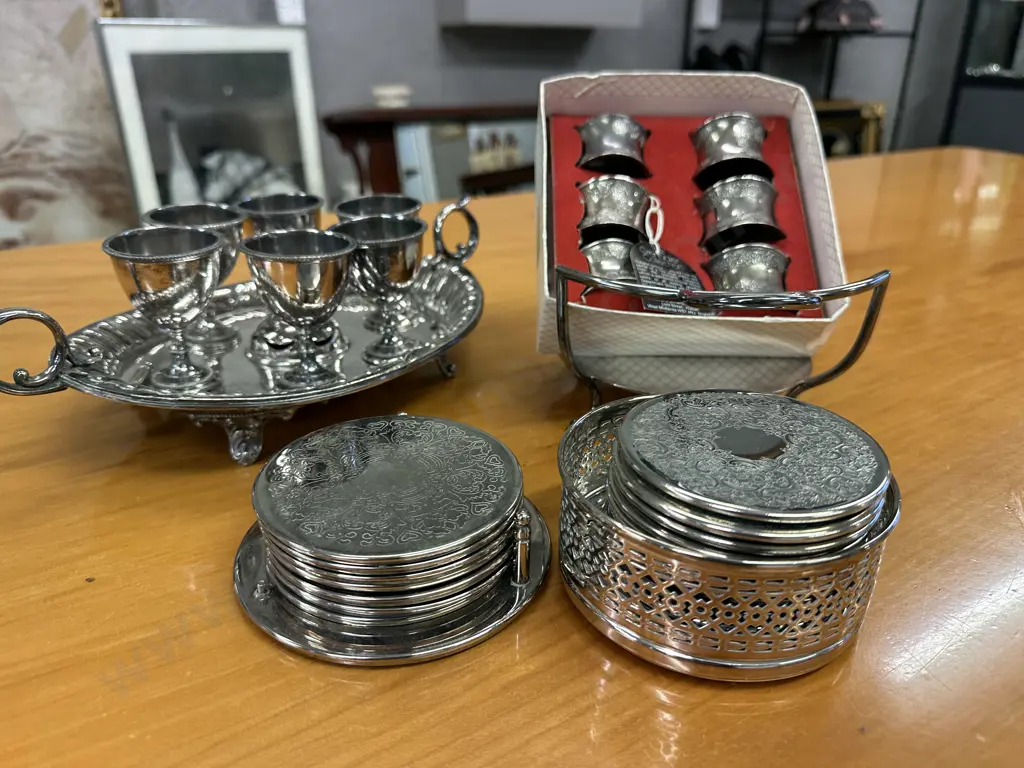 Silverware Napkin Rings, Coasters, Egg Cups Etc Image 1++