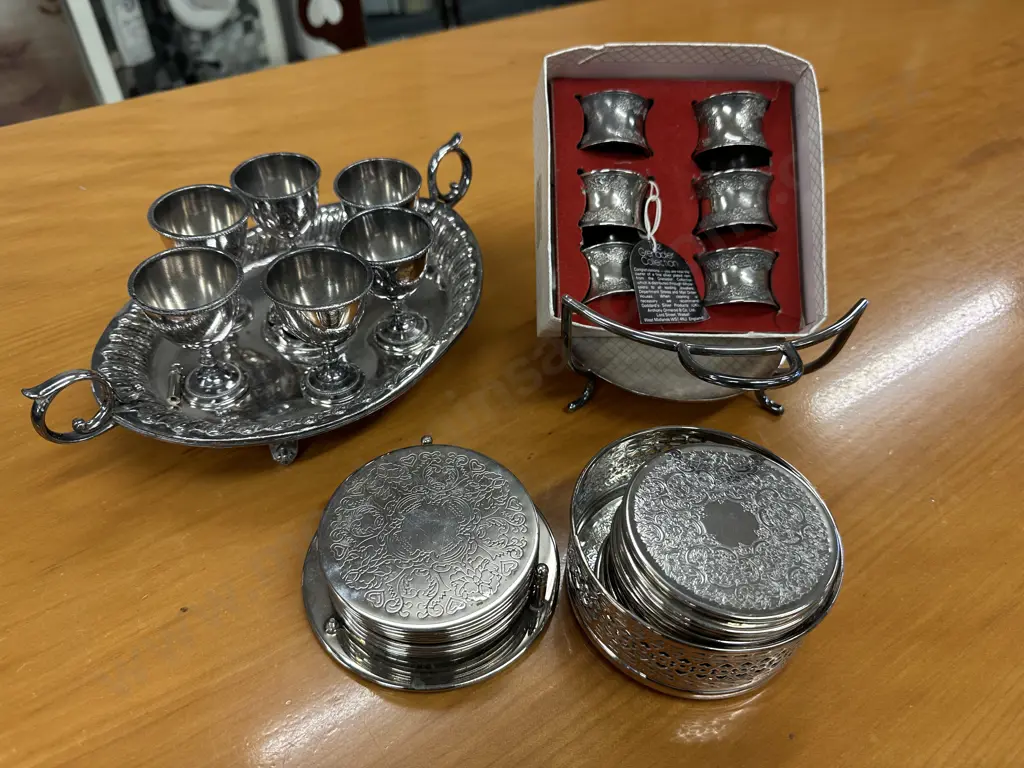 Silverware Napkin Rings, Coasters, Egg Cups Etc Image 1++