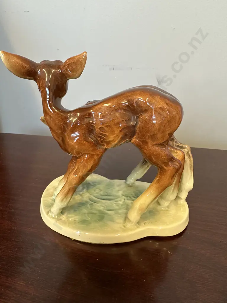 Vintage Ceramic Deer Figurine H15cm Image 1++