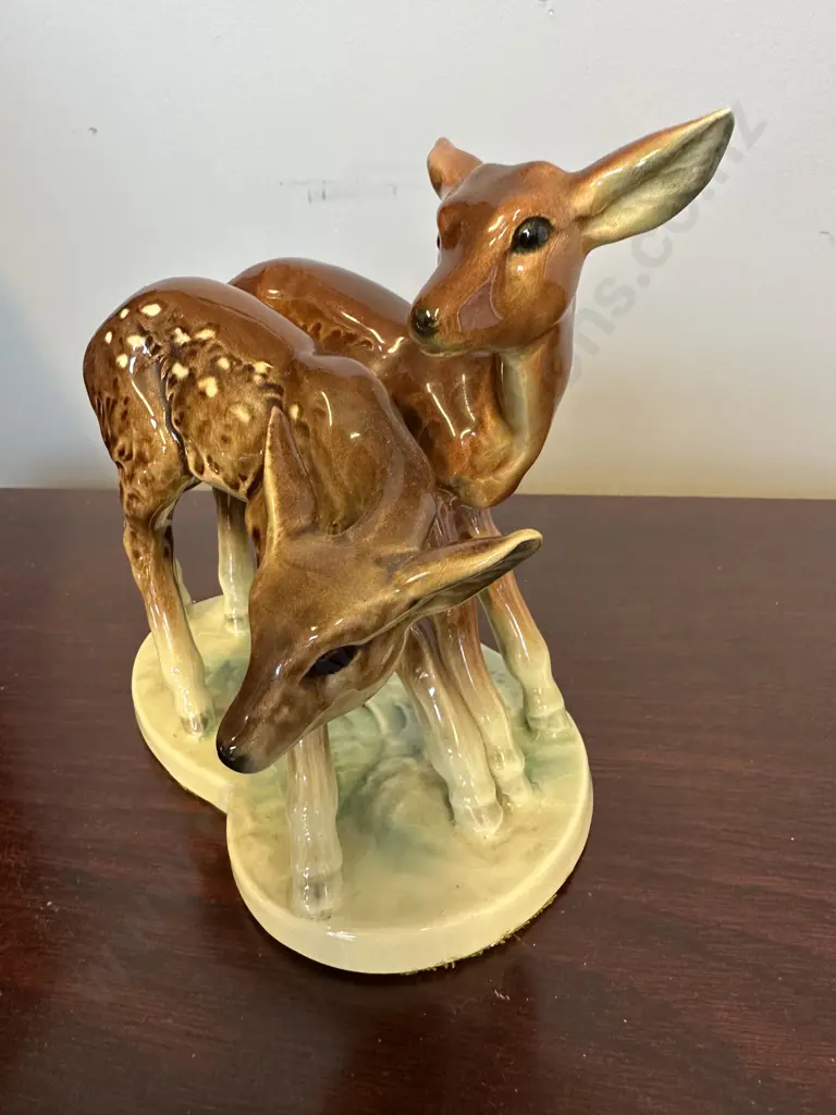 Vintage Ceramic Deer Figurine H15cm Image 1++