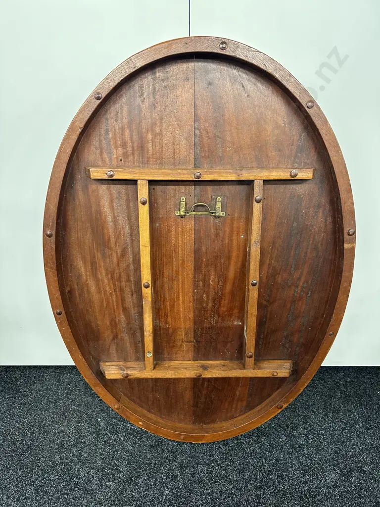 Antique Victorian Loo Table With Carving To Base, L118cm Image 1++