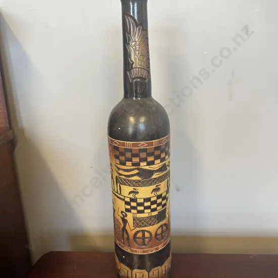 Eyptian Themed Pottery Bottle H55cm