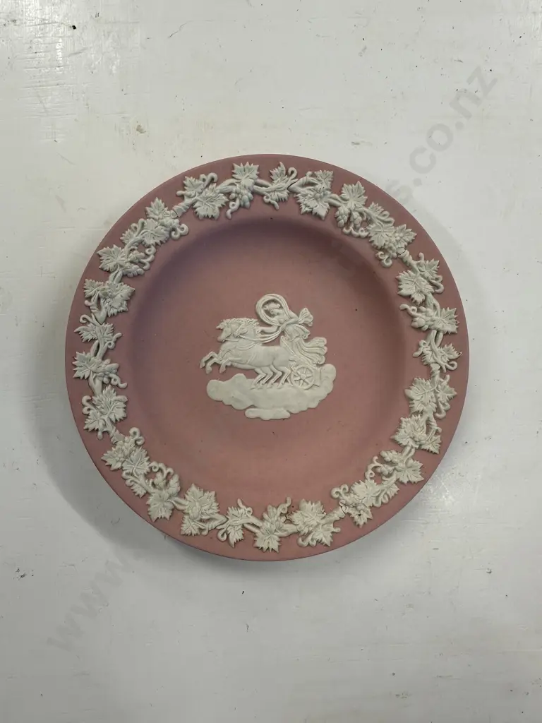 Wedgwood Pin Tray, Pink Jasperware Dia11cm Image 1++