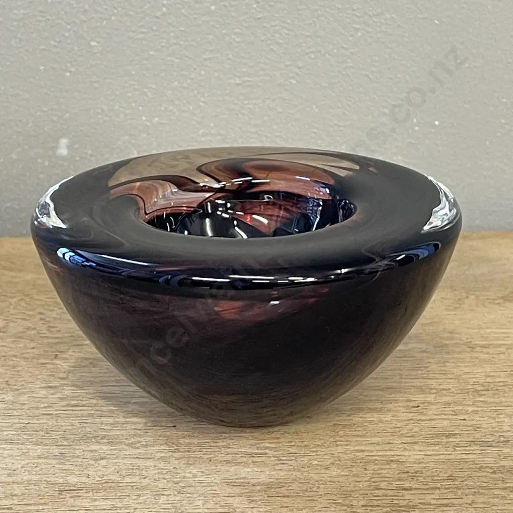 Vintage Kosta Boda Art Glass Bowl. H5.5cm Dia11cm Image 1++