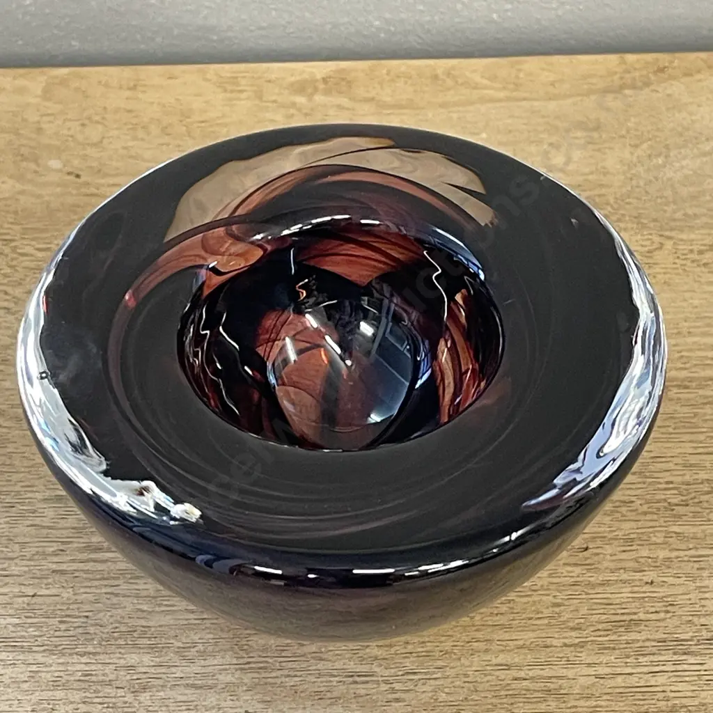 Vintage Kosta Boda Art Glass Bowl. H5.5cm Dia11cm Image 1++