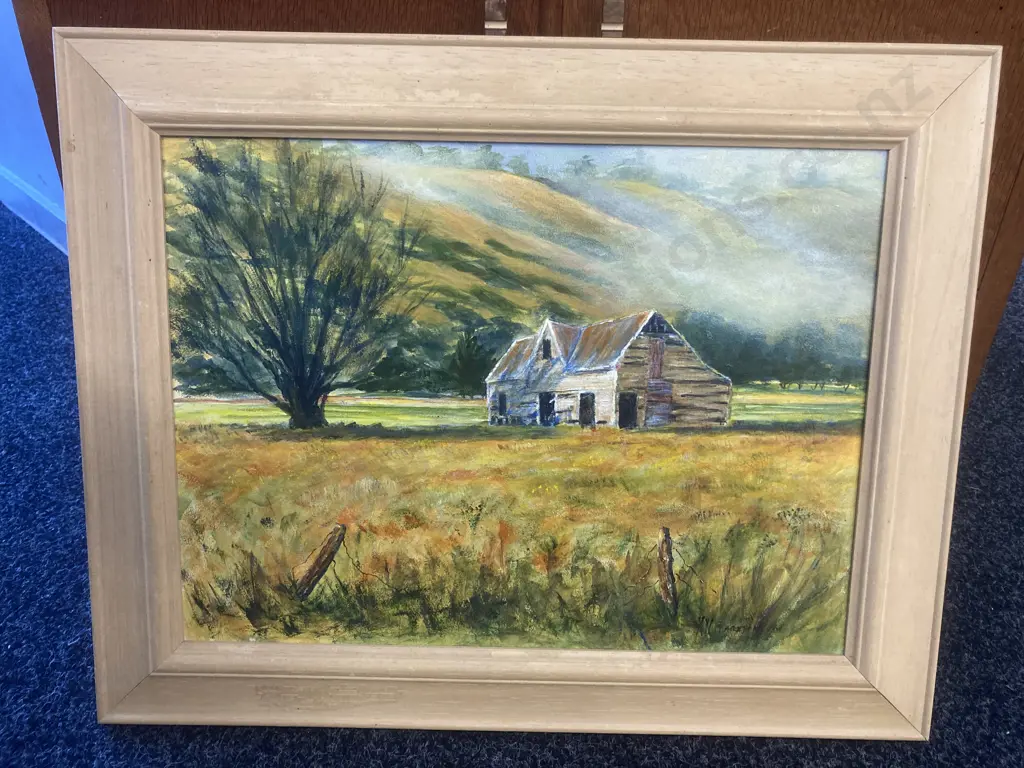 Framed Original Artwork Titled Early Morning Signed AN Clarkson 2005, 40 x 51cm Image 1++