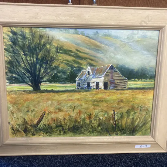 Framed Original Artwork Titled Early Morning Signed AN Clarkson 2005, 40 x 51cm
