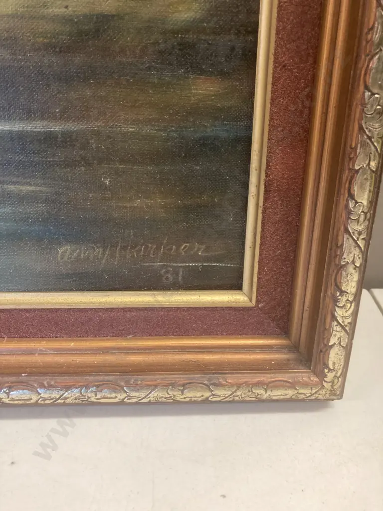 Framed Original Artwork Signed By Artist, 61 x 86cm Image 1++
