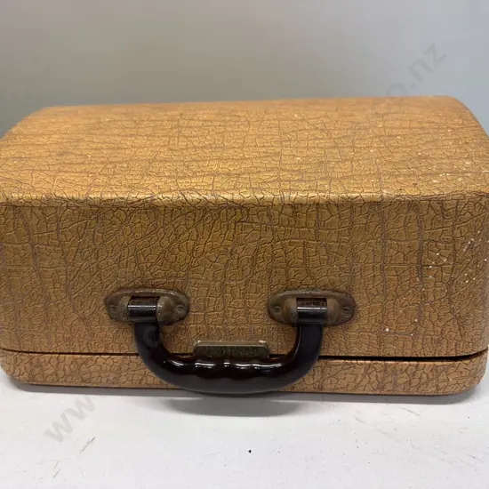 Vintage Alphina Typewriter In Case Made In West Germany