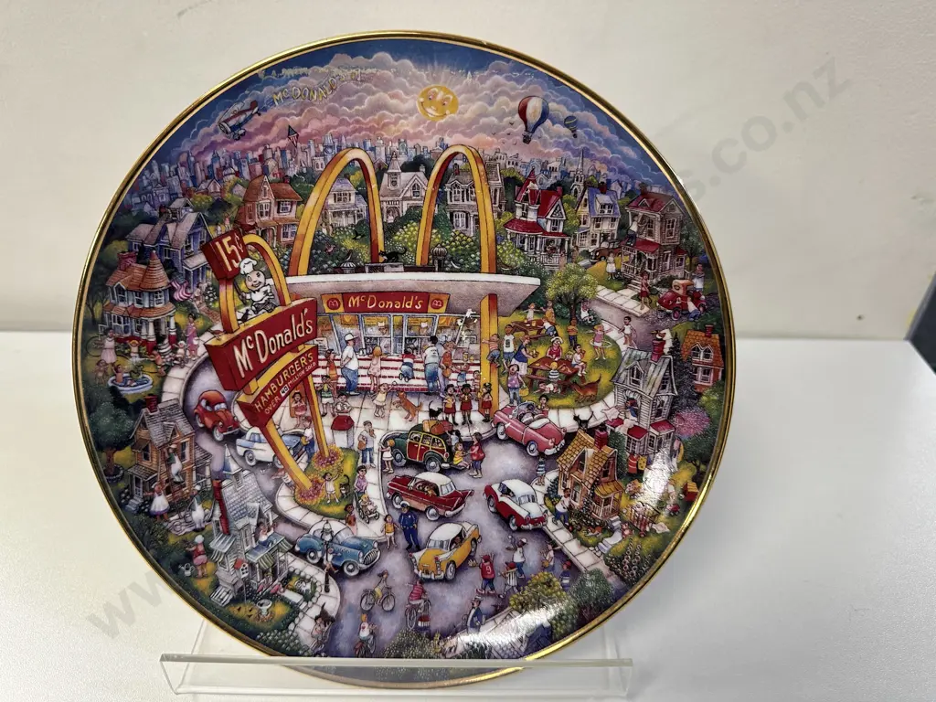 Franklin Mint McDonalds Golden Moments Collectors Plate #HH9137 Image 1++