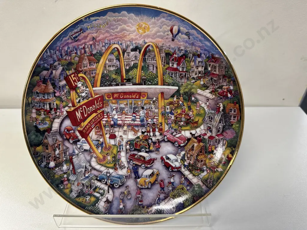 Franklin Mint McDonalds Golden Moments Collectors Plate #HH9137 Image 1++