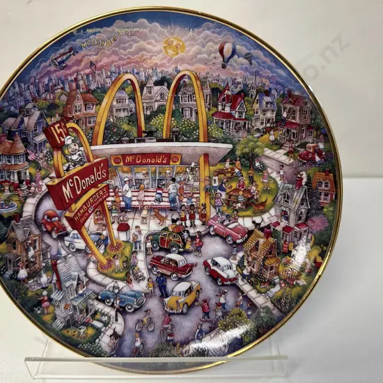 Franklin Mint McDonalds Golden Moments Collectors Plate #HH9137