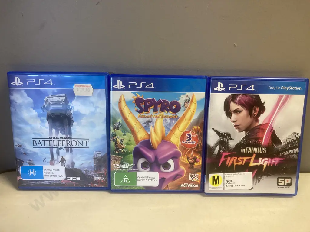 PS4 Games - Star Wars Battlefront, Spyro Reignited, First Light Image 1++
