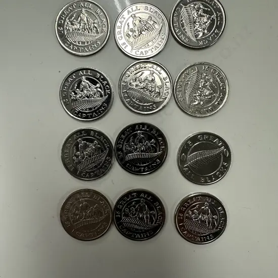 Collection Of Great All Blacks Medallions